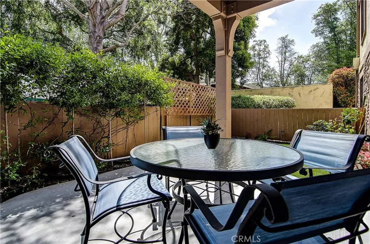 Your own outdoor oasis...end unit location adds privacy.