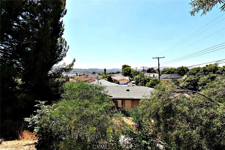 View from the backyard.