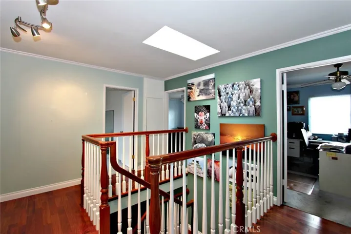 Ample of sky light is throughout the house.