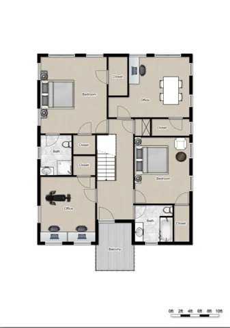 2D_2nd Floor Plan
