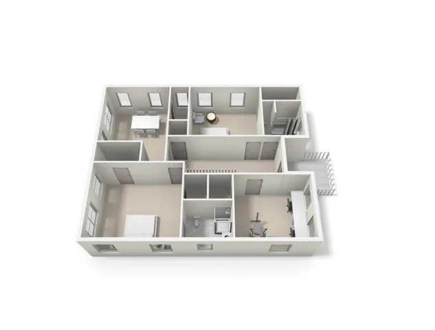3D_2nd Floor Plan