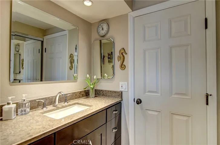 Newly renovated master bathroom.