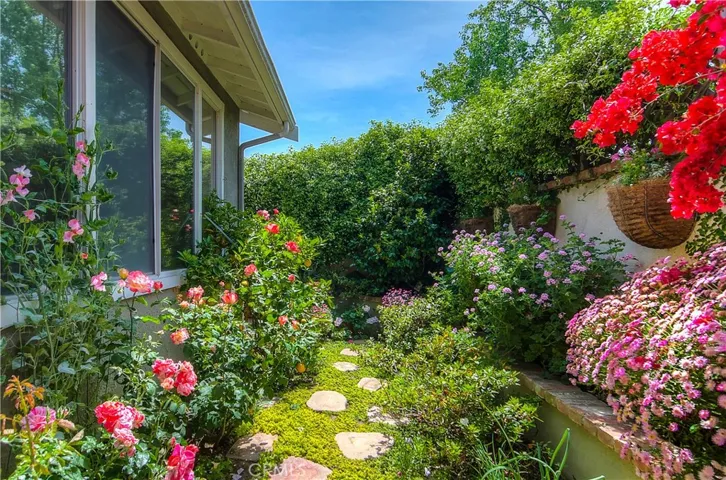 The garden is in full bloom this time of year!

