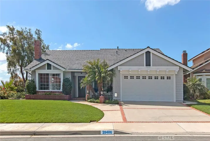 Great curb appeal on a corner lot at the beginning of a cul-de-sac.
