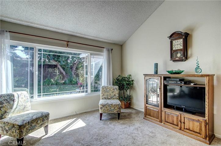 The triple wide window really brings in the light.
