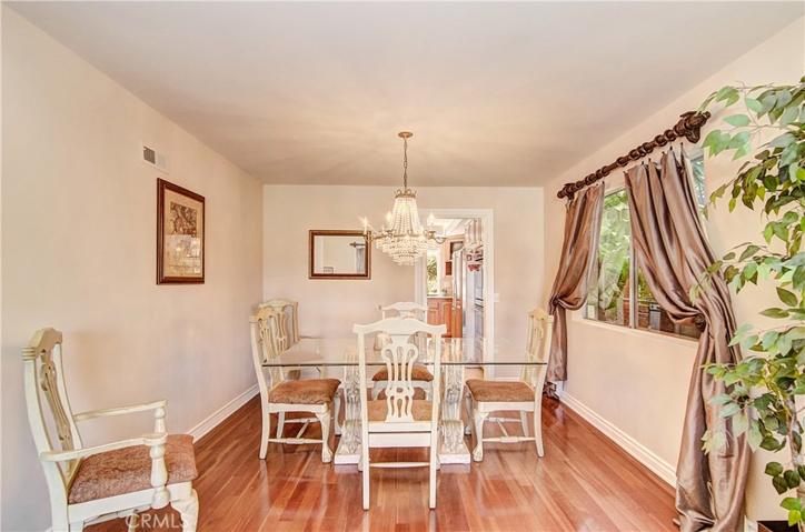 Formal dining area offers flexible space for those large holiday gatherings.