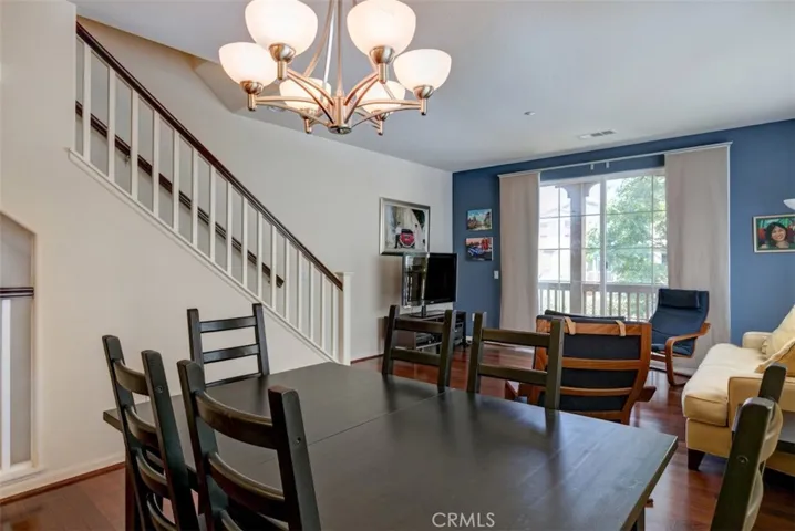 View from dining room toward living room