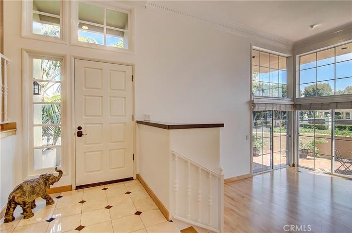 Entry hall is a nice place to welcome friends and is a great transition space for this fantastic flowing floor plan.