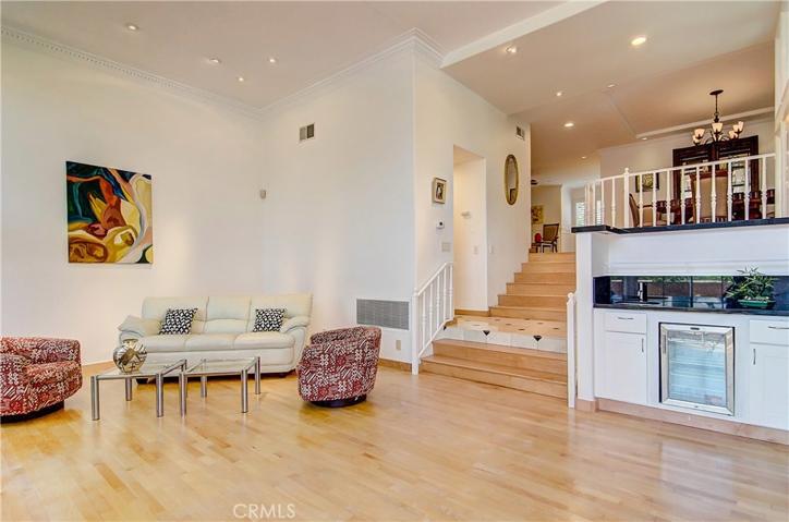 Entertain in grand style in this magnificant living room with volumes of space.