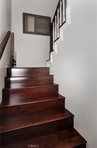 As you make your way upstairs you will notice the beautiful Wood Laminate Flooring and the new Staircase and railing as you make your way upstairs.
