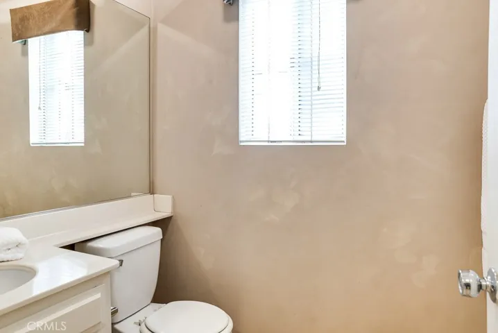 Downstairs powder room