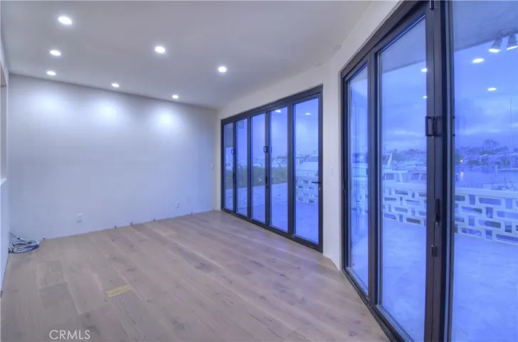 Office/Den opens to harbor view