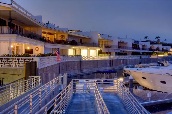 View of Patio from the California Recreation Marina.
