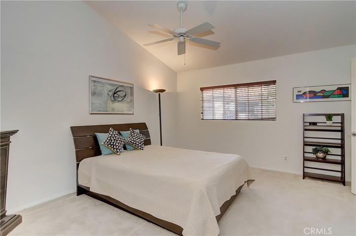 Dramatic vaulted ceilings add to the spacious feel.