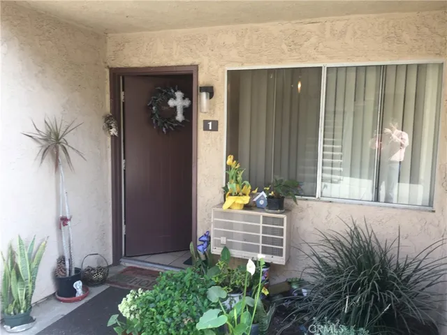 Front door to unit.