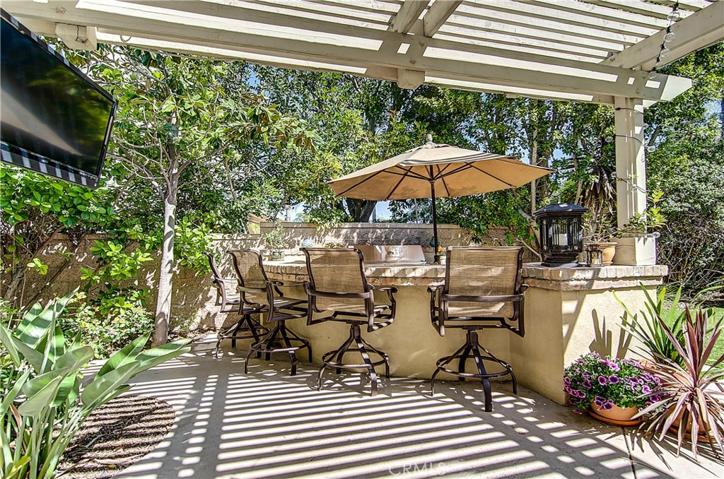 They'll for sure come back for more...or never leave...fully equipped outdoor kitchen with bar and flat screen TV...who cares if your team wins...just hanging out here is worth it!