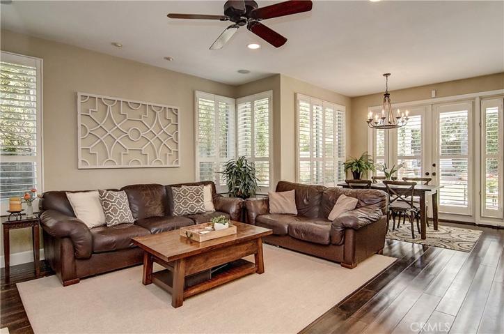 Huge windows, and French Doors bring the outside in and flood this home with natural light in every room.