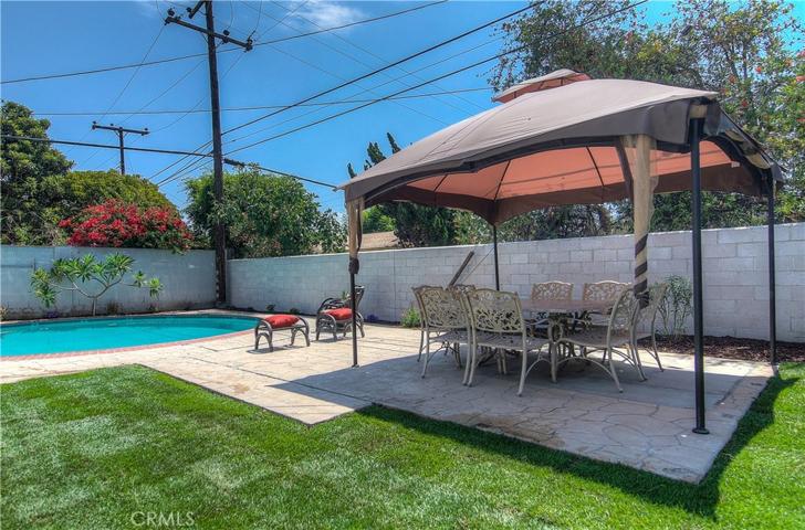 Cool off under the Gazebo or enjoy a nice outdoor picnic in your own backyard.