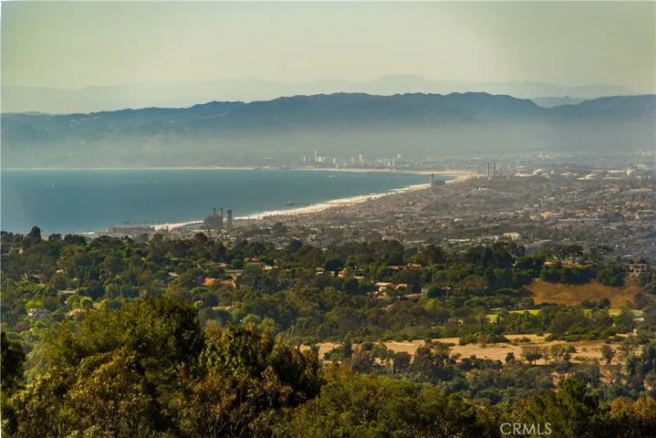You can see all the way to Santa Monica and Malibu.
