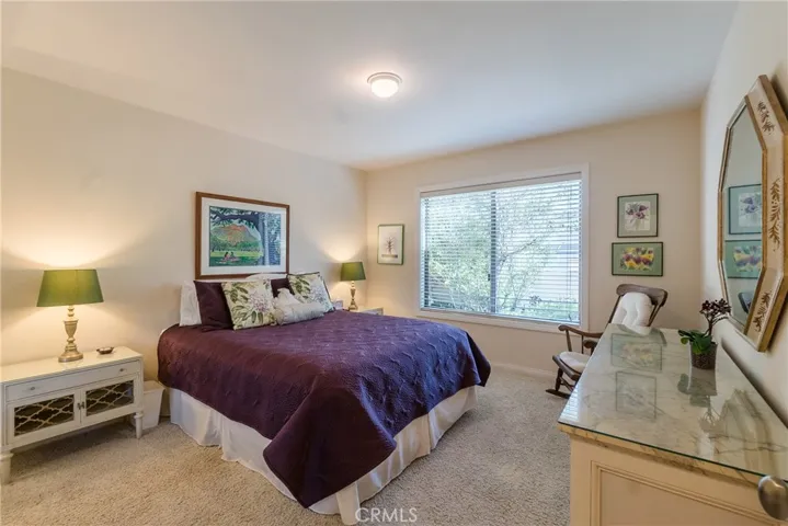 The first of two large extra bedrooms can be used for children, guests, or an in-law suite.