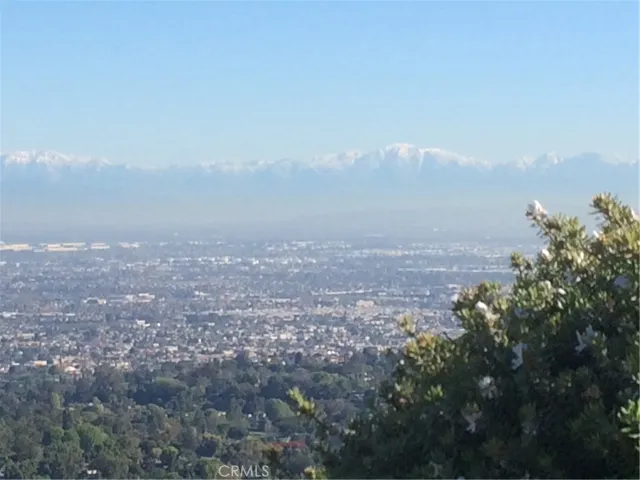 You can view snow capped mountains on a clear January day!
