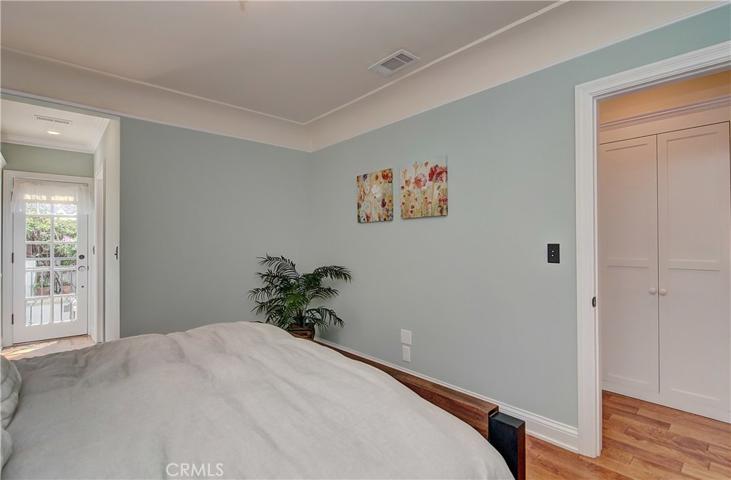 Spacious master has lovely trey ceiling details and all the elements you need to just relax.