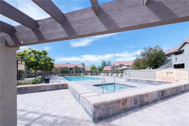 The HOA area is in the center of the condo complex.