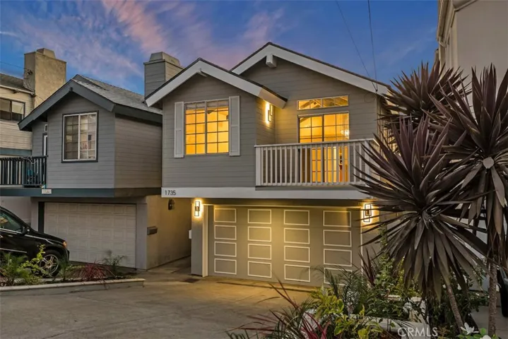 Twilight Front Elevation