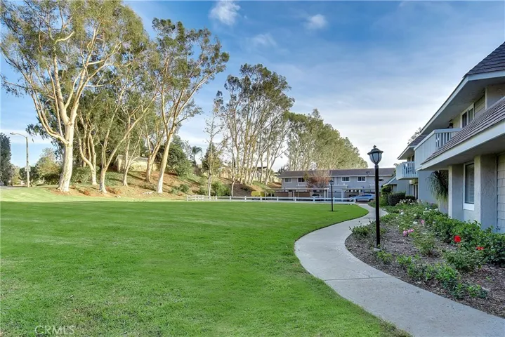 Greenbelt and trees surround home