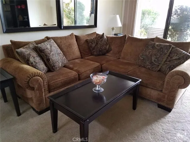 Relax on the living room sofa