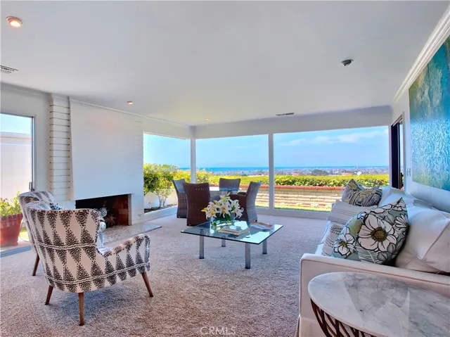 Ocean & Harbor View Living Room