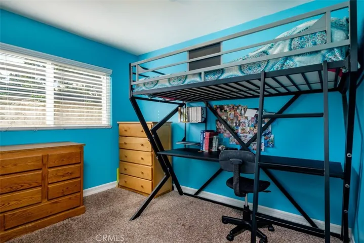 4th bedroom with newer plush carpet.