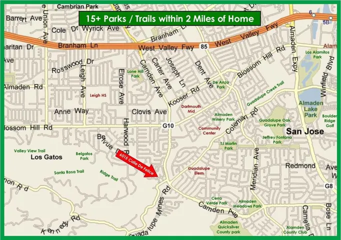 6015 Calle De Felice, San Jose, California 95124