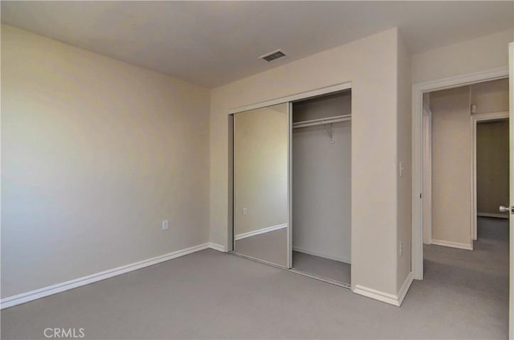 Large closet in additional upstairs bedroom.
