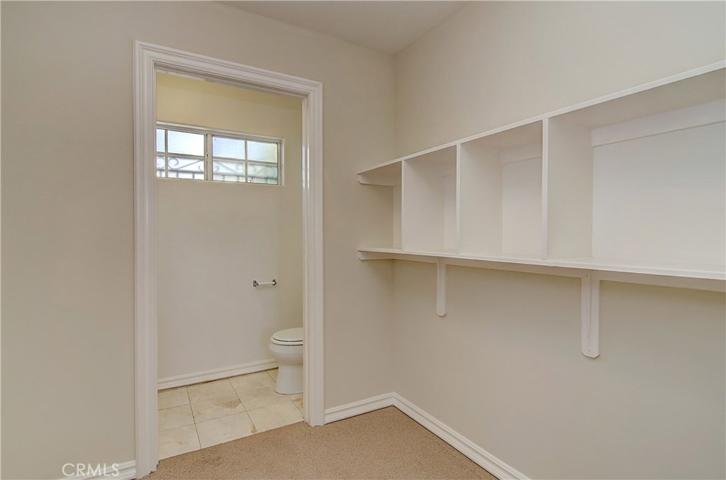 Upstairs bonus storage and extra 1/2 bath...easily converted to large full bath!