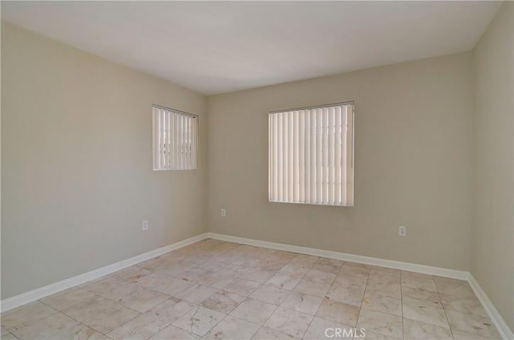 Downstairs bedroom is perfect for in-law quarters.