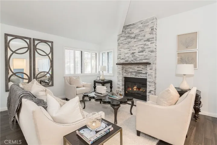 Enter into cozy living room