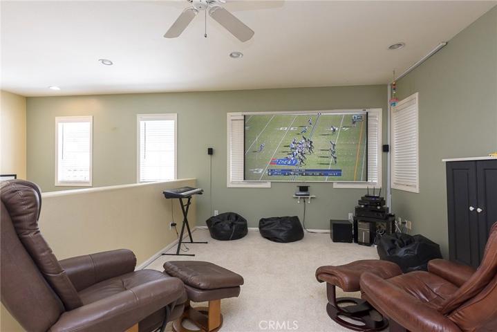 Everyone needs extra room!  This upstairs loft area is another versatile space...great for home office, media room...or just a nice place to hang out...