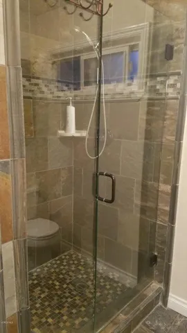 down stairs shower