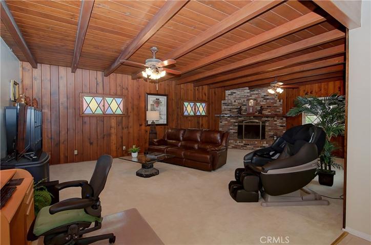 Huge addition in the rear of the home.
