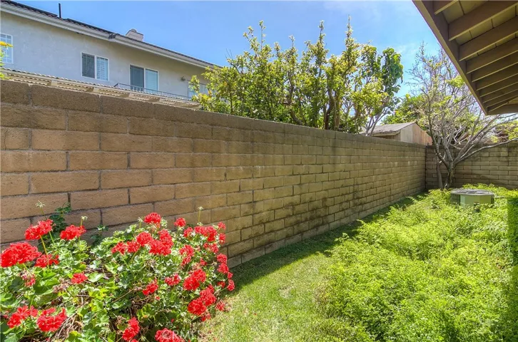 Sturdy block walls create so much nice privacy, and security.