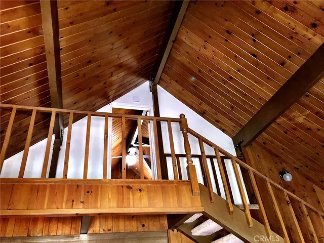 VIEW TO UPSTAIRS BEDROOM
