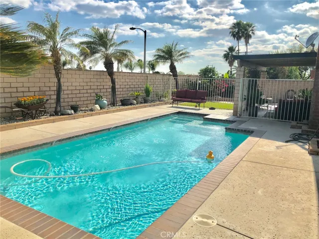 Pool view from pool room