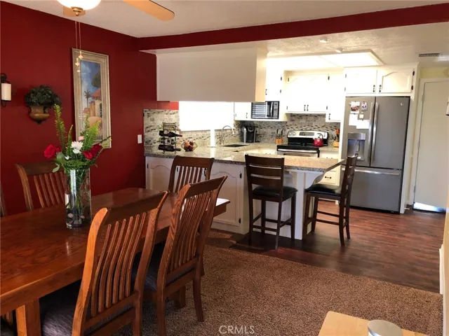 Dining room looking at kitchen