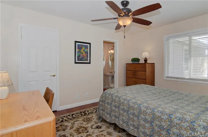 Bedroom with attached bath and walk-in closet...even enough room for a desk too!