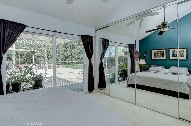Huge, wardrobe closet, plus slider to rear yard...and just outside would be a great place for a spa...