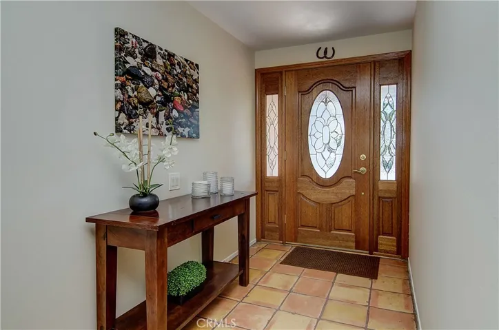 Separate entry foyer is a great place to greet family and guests.