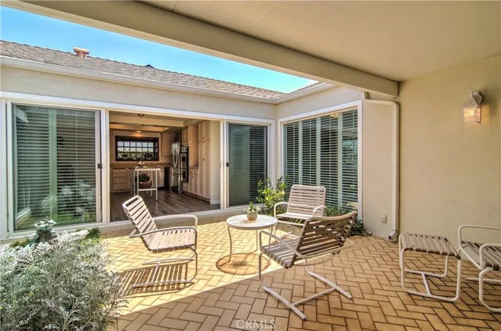 This center atrium is MAGIC...imagine dining al fresco...or just relaxing in your own private oasis...