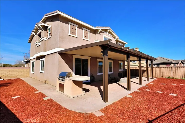 SIDE VIEW OF BACKYARD