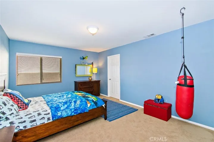 Bedroom with walk-in closet